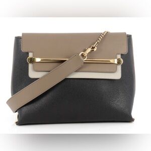 Authentic Chloé tricolor leather Clare shoulder bag with COA